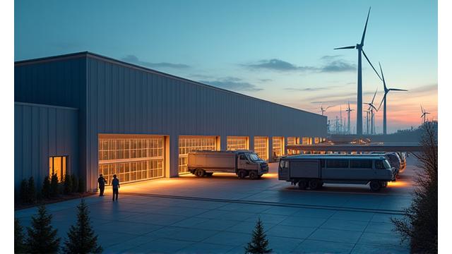 成功事例の製造工場外観