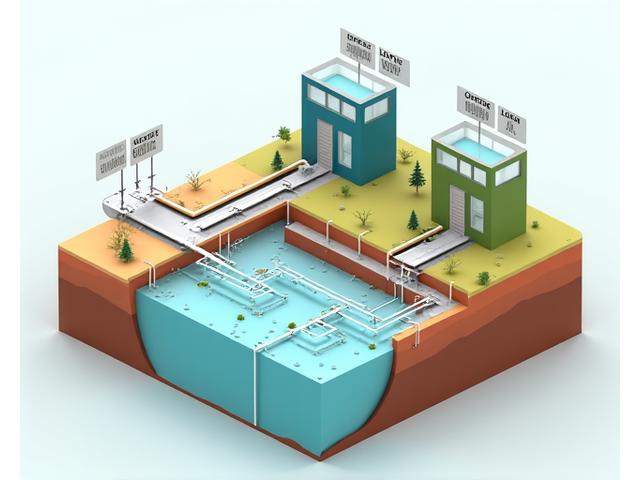 クローズドループとオープンループの地熱システムを比較する模式図