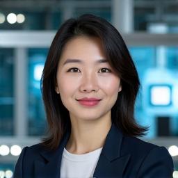 佐々木 裕子の肖像写真、知的な雰囲気